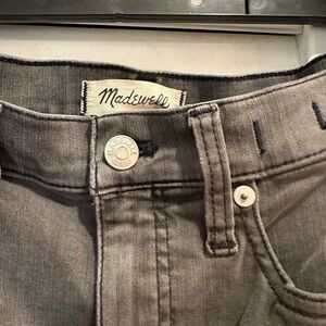 Madewell Charcoal Denim Pants